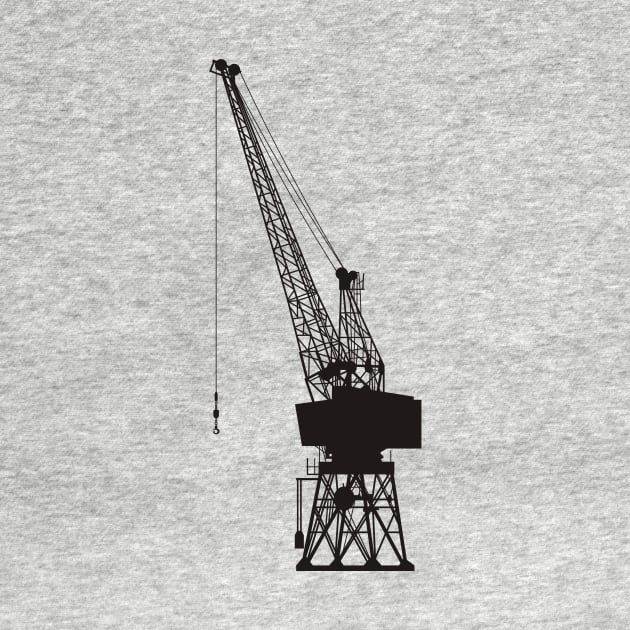 Dockyard Crane Black by sifis